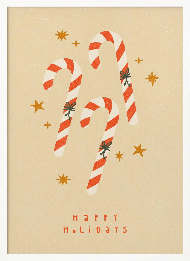 Candy Cane - Poster / Art Print