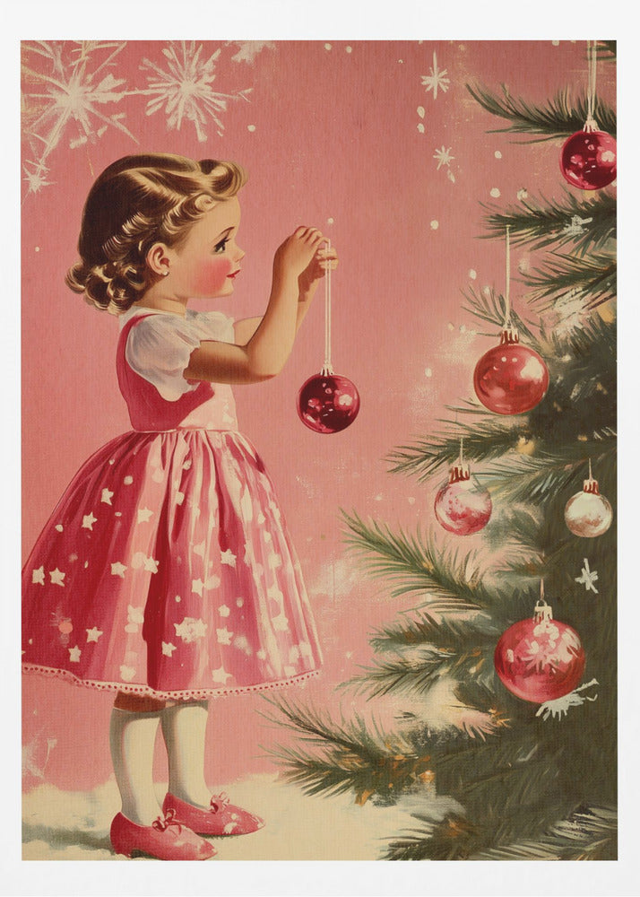 Girl With Baubles - Poster / Art Print