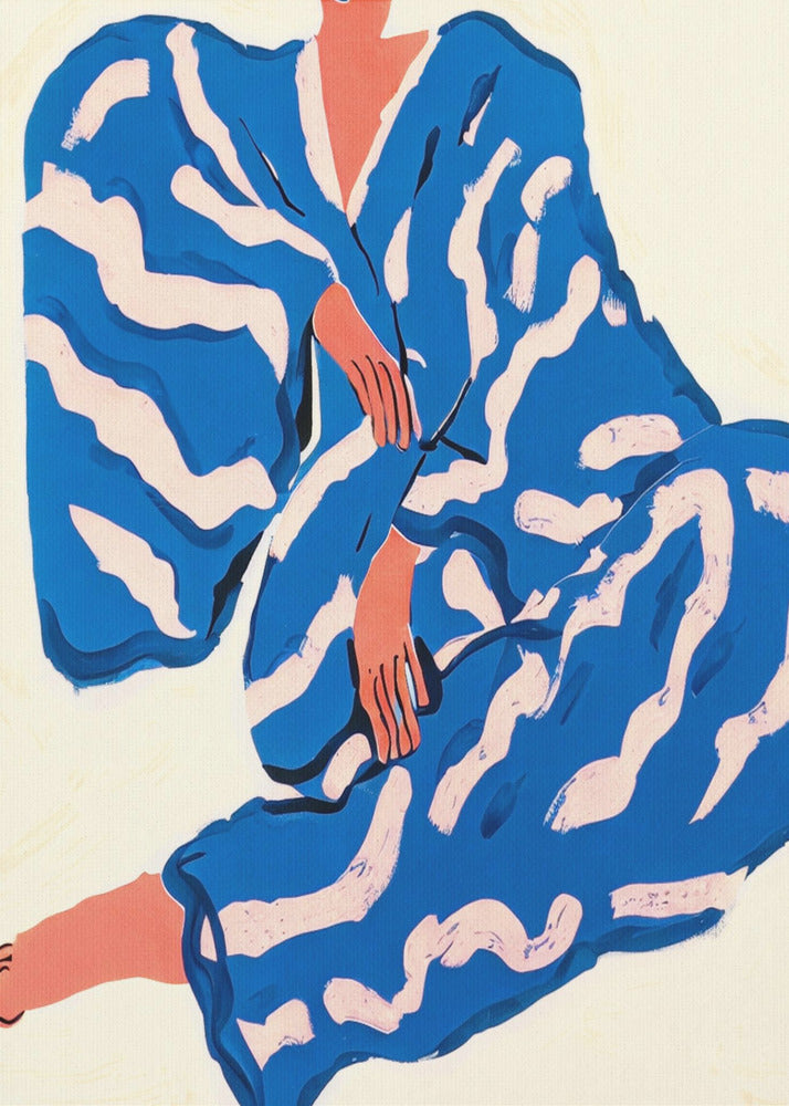 Portrait Indigoreverie - Poster / Art Print