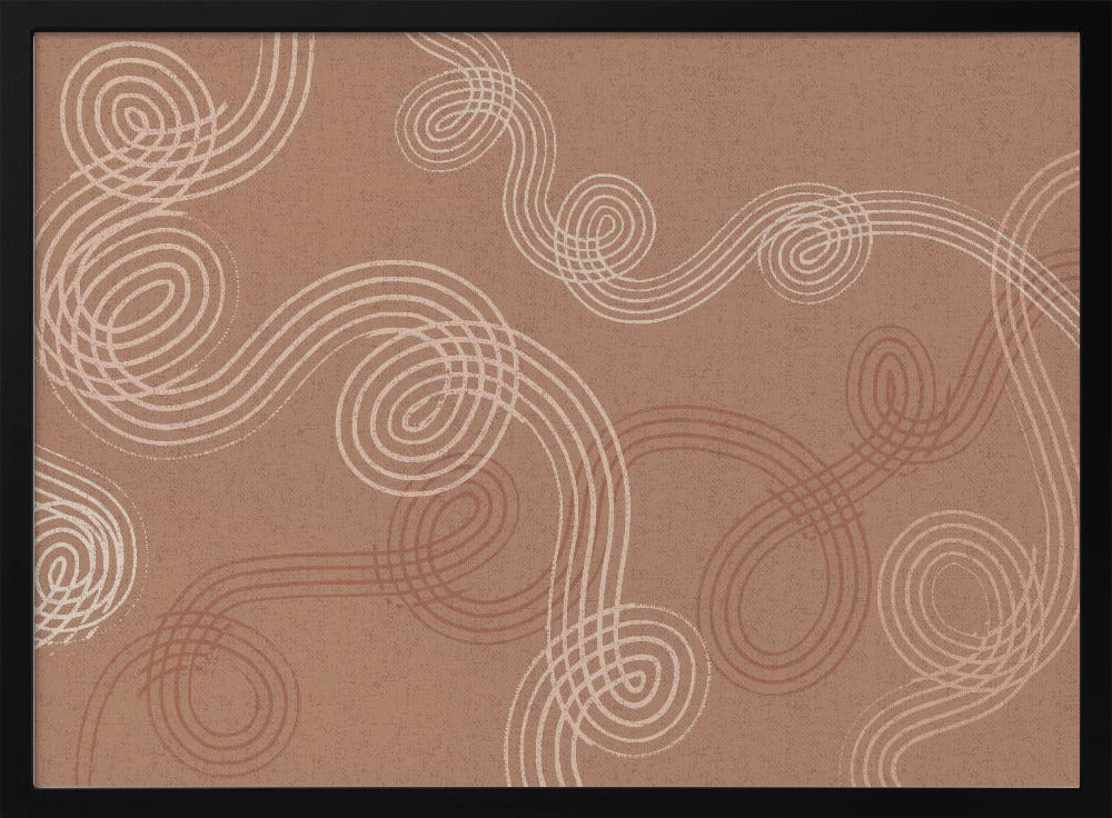 calming essentials loops Mocha Mousse - Poster / Art Print