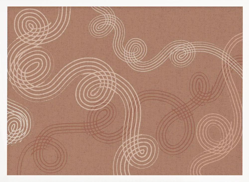 calming essentials loops Mocha Mousse - Poster / Art Print