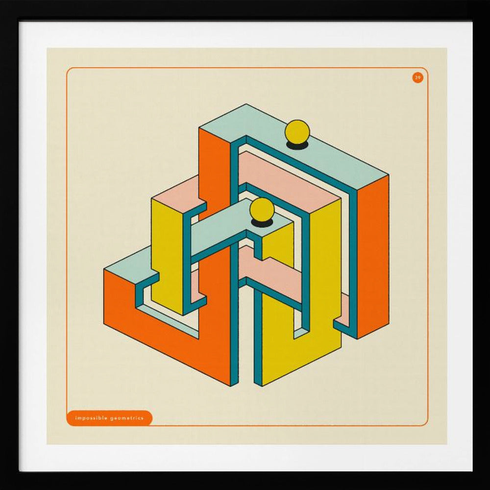 Impossible Geometrics 39 - Poster / Art Print