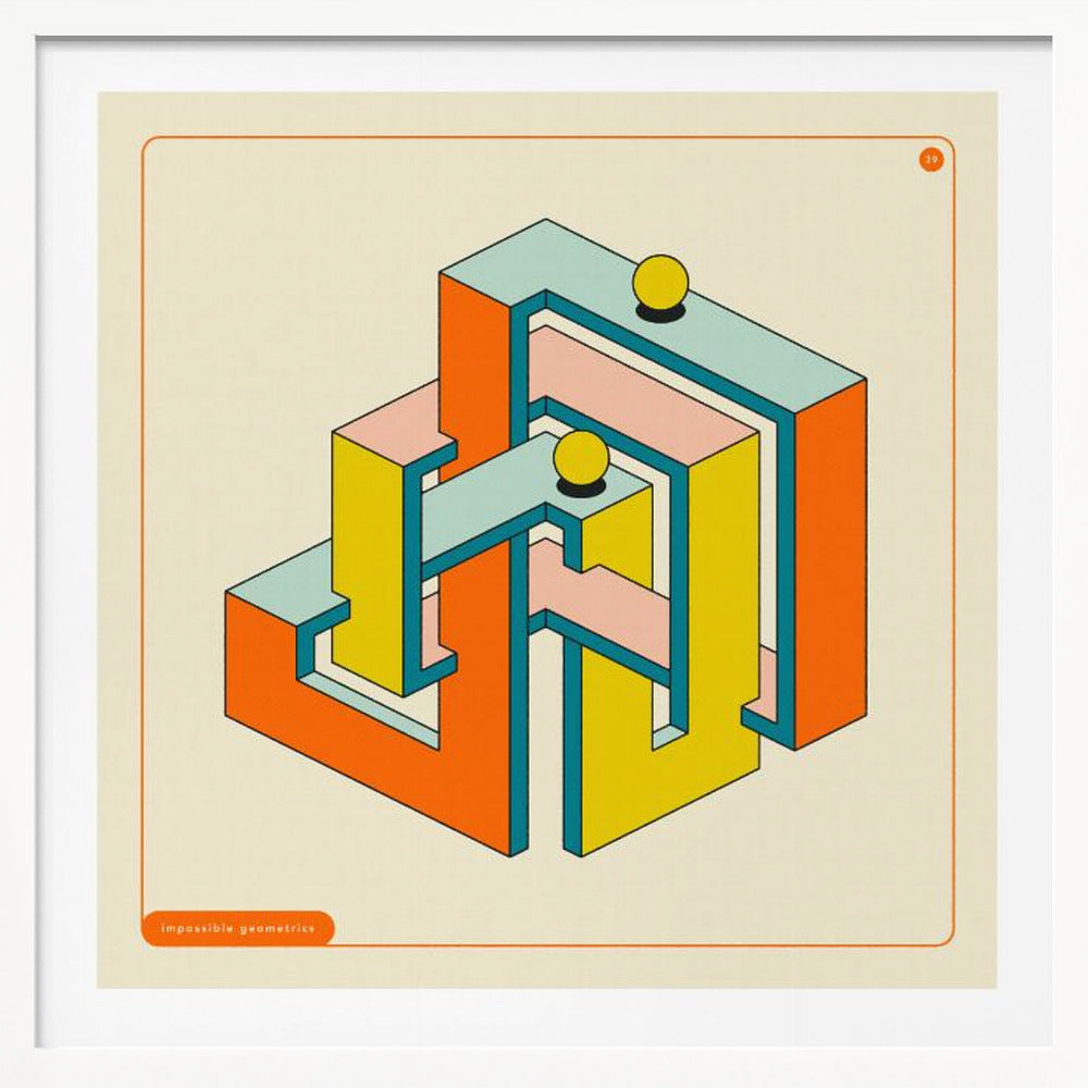 Impossible Geometrics 39 - Poster / Art Print
