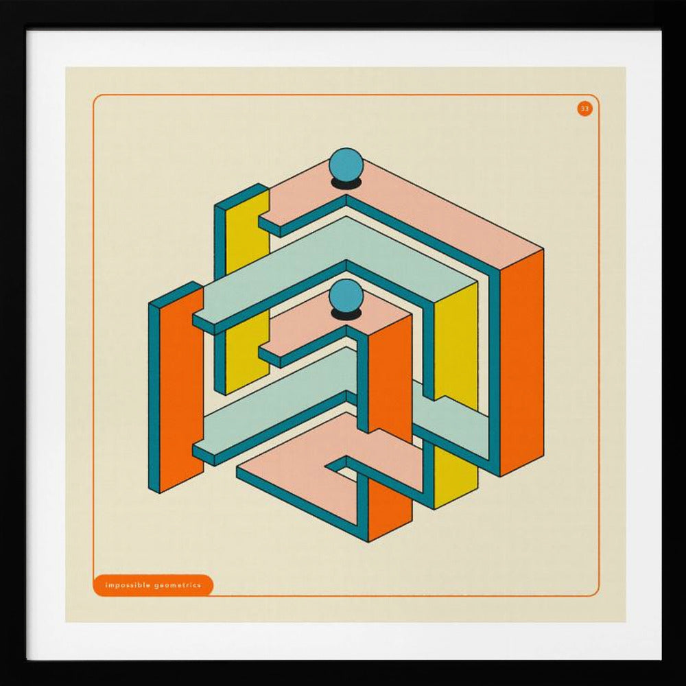 Impossible Geometrics 33 - Poster / Art Print