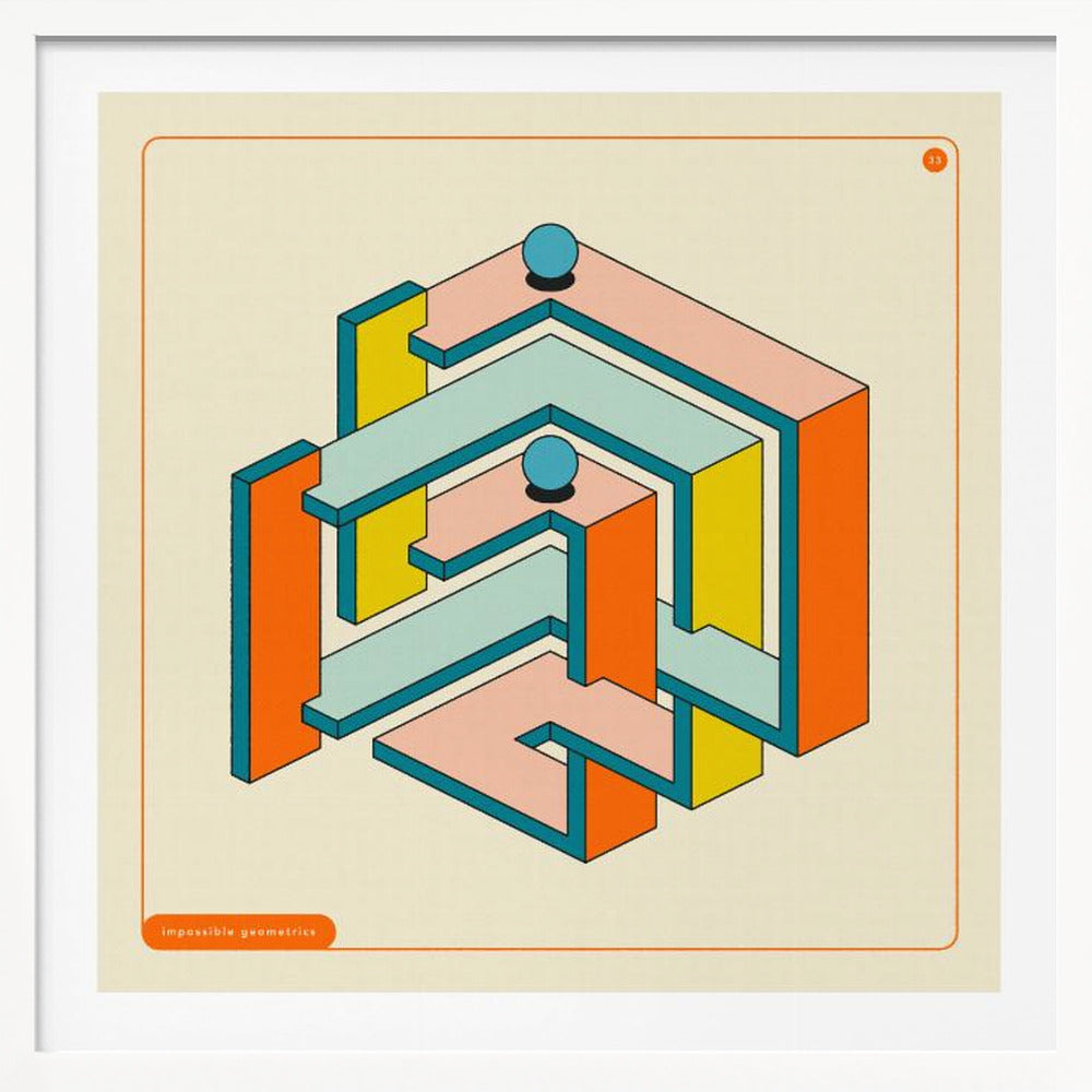 Impossible Geometrics 33 - Poster / Art Print