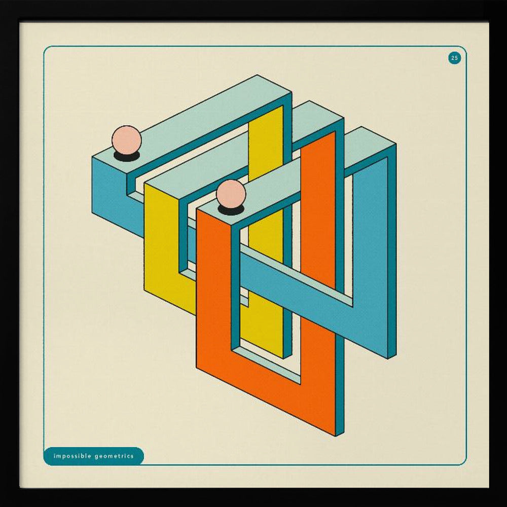 Impossible Geometrics 25 - Poster / Art Print