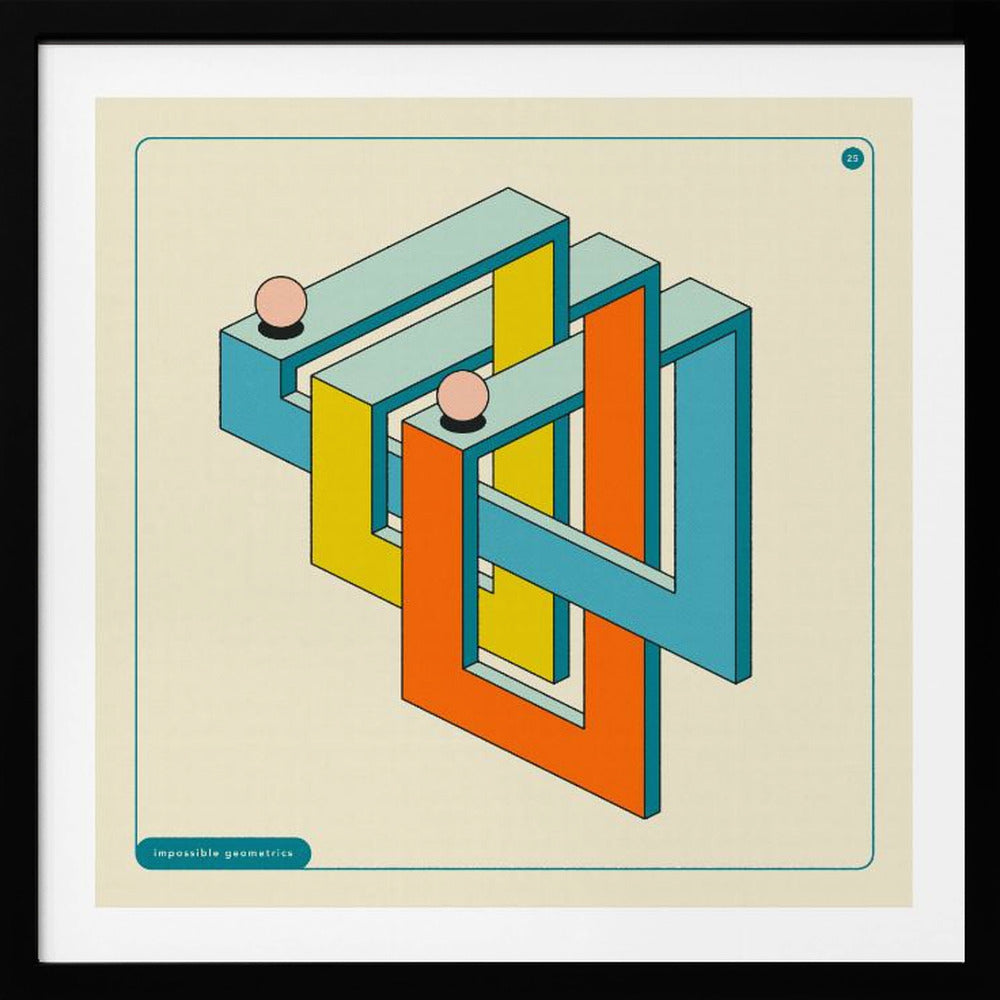 Impossible Geometrics 25 - Poster / Art Print