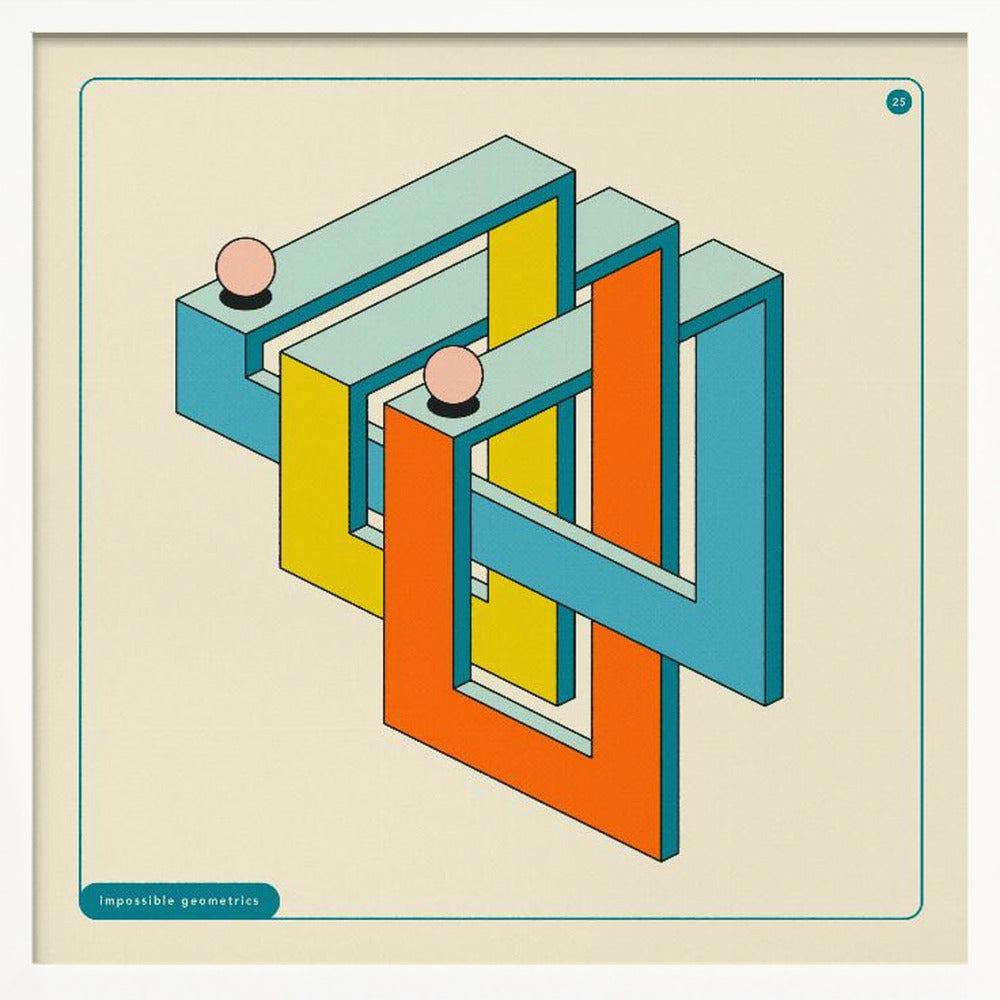 Impossible Geometrics 25 - Poster / Art Print