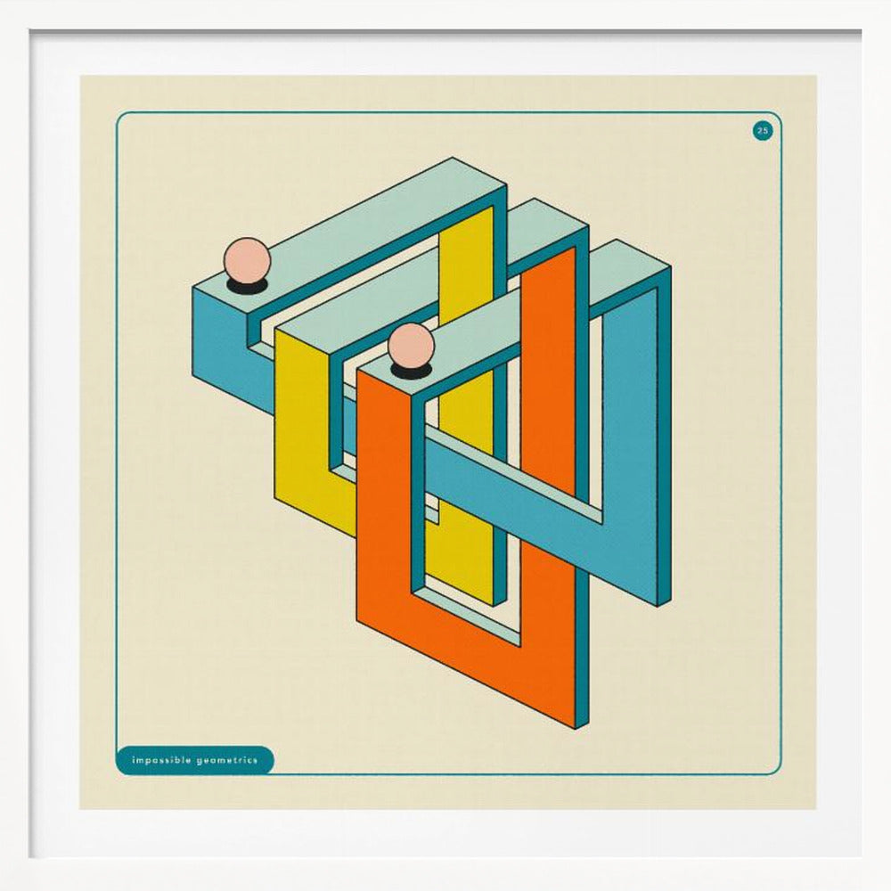 Impossible Geometrics 25 - Poster / Art Print