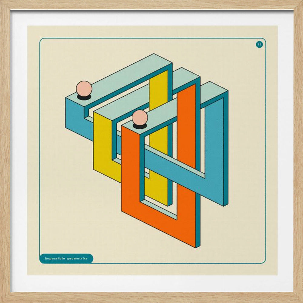 Impossible Geometrics 25 - Poster / Art Print