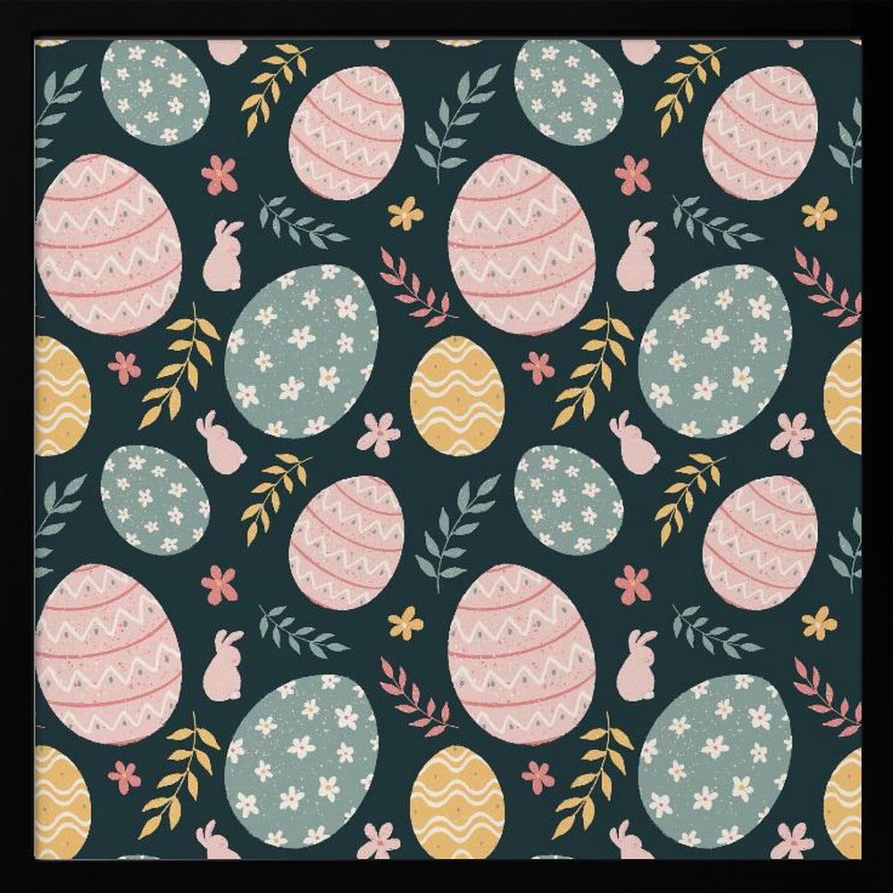 Easter repeat pattern - Poster / Art Print
