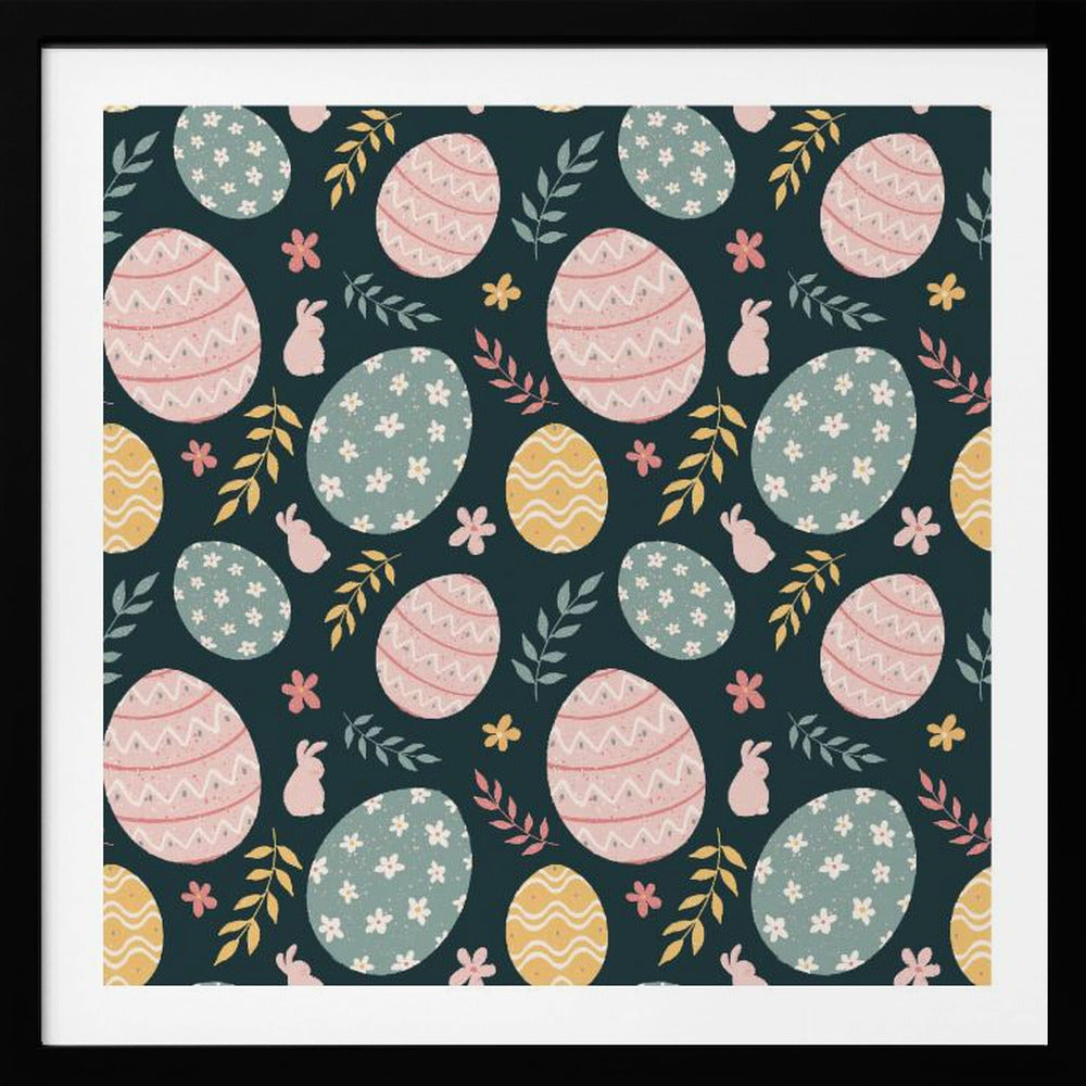 Easter repeat pattern - Poster / Art Print