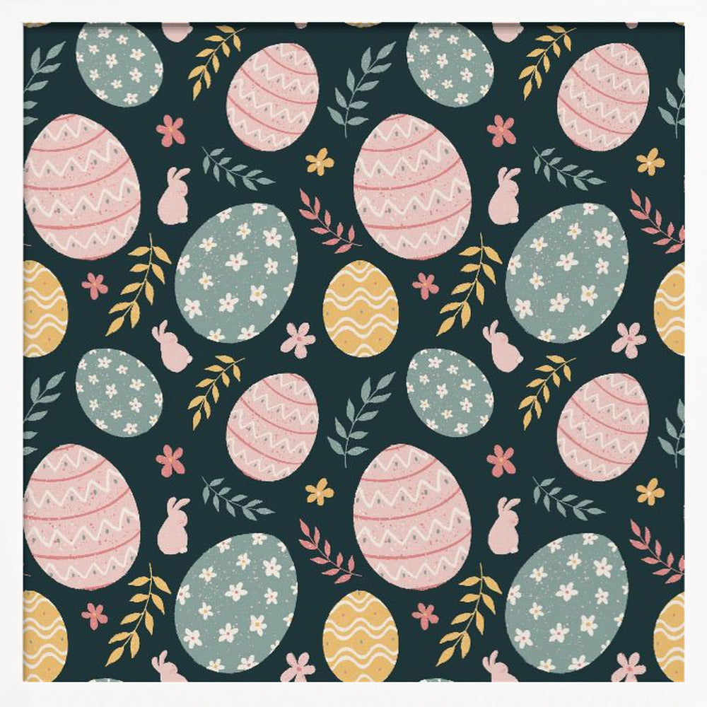 Easter repeat pattern - Poster / Art Print