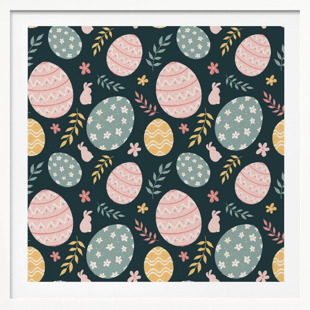 Easter repeat pattern - Poster / Art Print