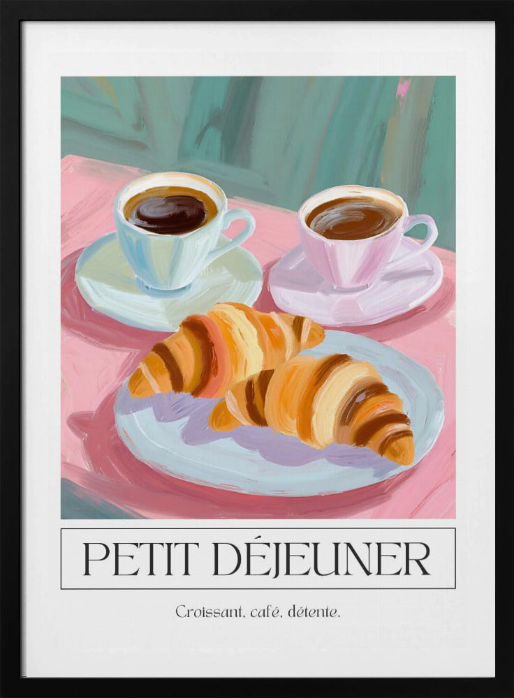 Petit dejeuner - Poster / Art Print