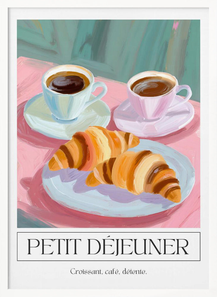 Petit dejeuner - Poster / Art Print