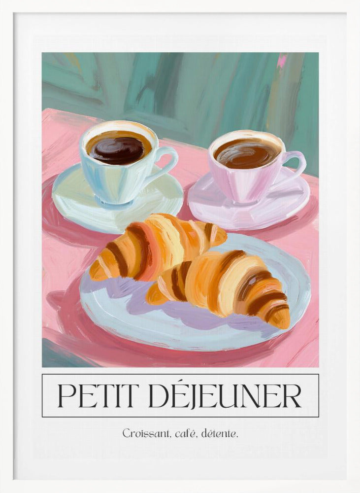 Petit dejeuner - Poster / Art Print