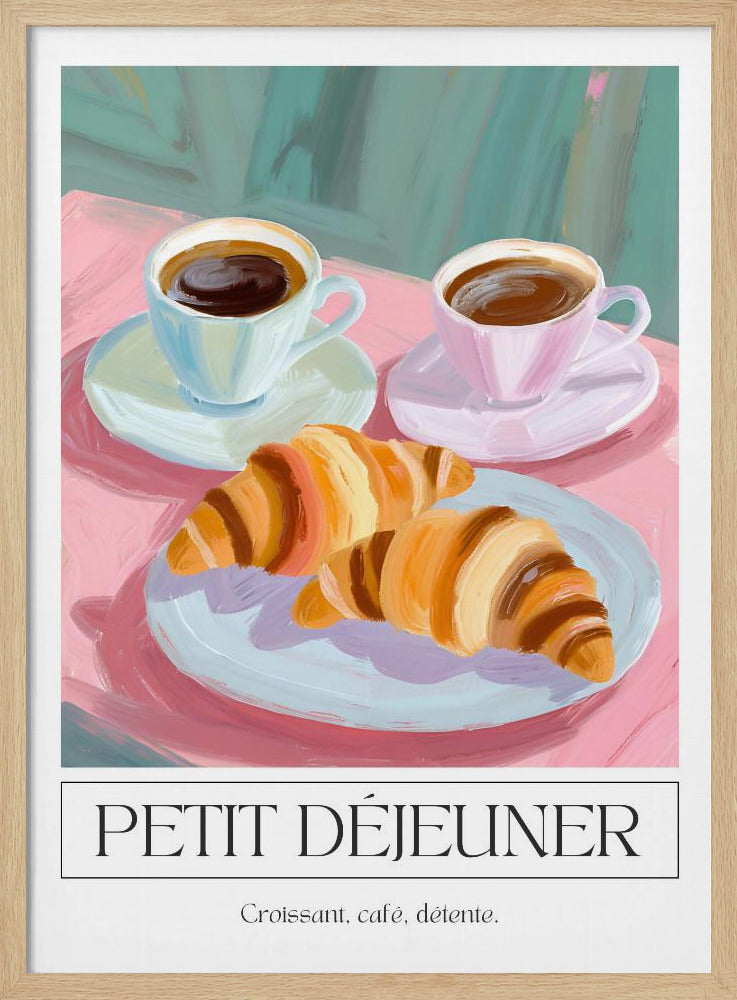 Petit dejeuner - Poster / Art Print