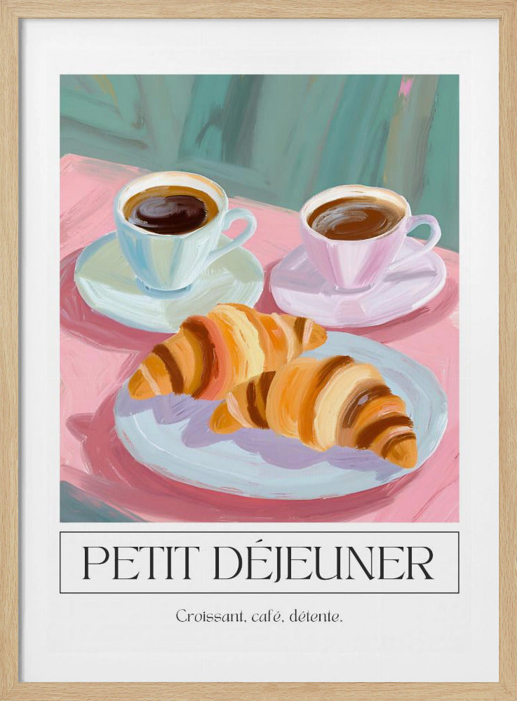 Petit dejeuner - Poster / Art Print