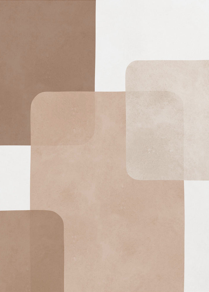 Boho watercolor strokes 3 - Poster / Art Print