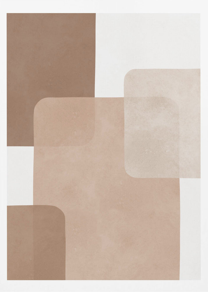 Boho watercolor strokes 3 - Poster / Art Print