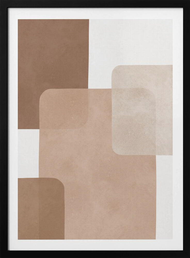 Boho watercolor strokes 3 - Poster / Art Print