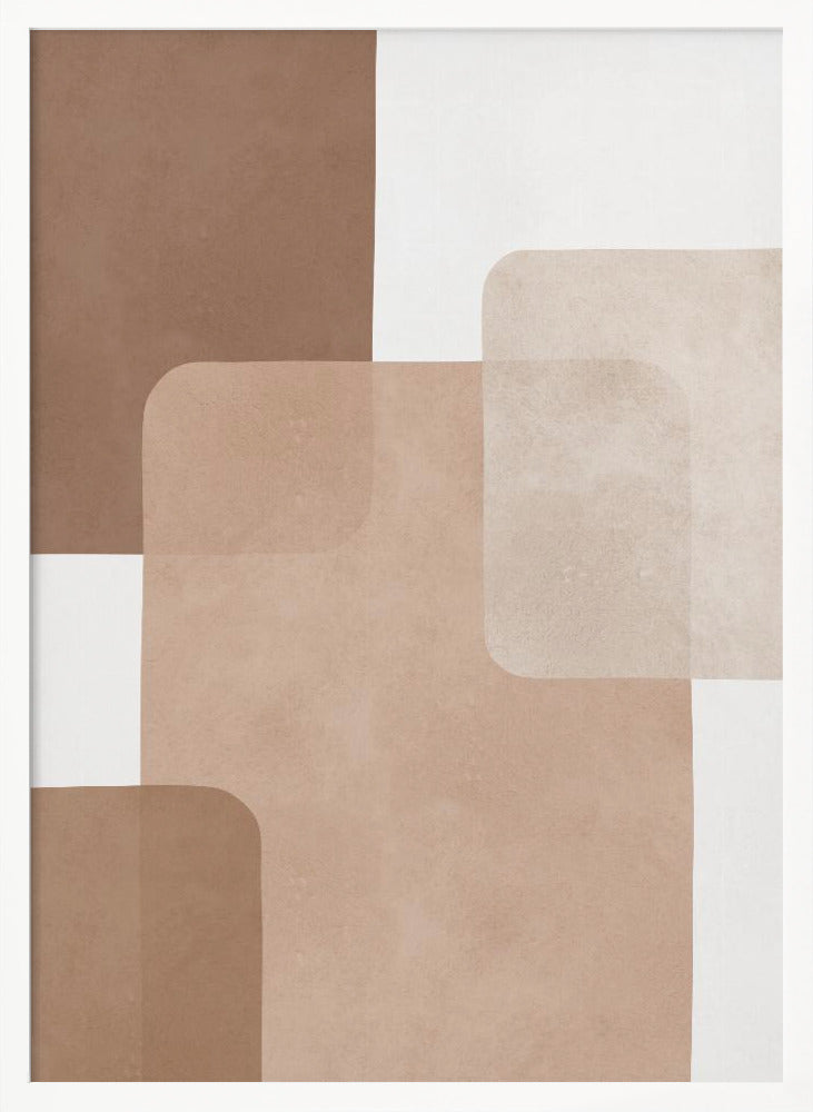 Boho watercolor strokes 3 - Poster / Art Print