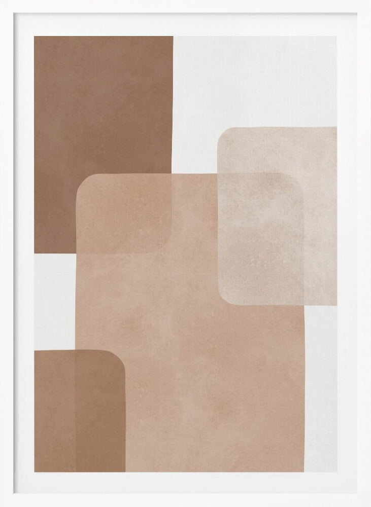 Boho watercolor strokes 3 - Poster / Art Print