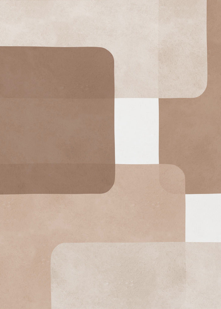 Boho watercolor strokes 2 - Poster / Art Print