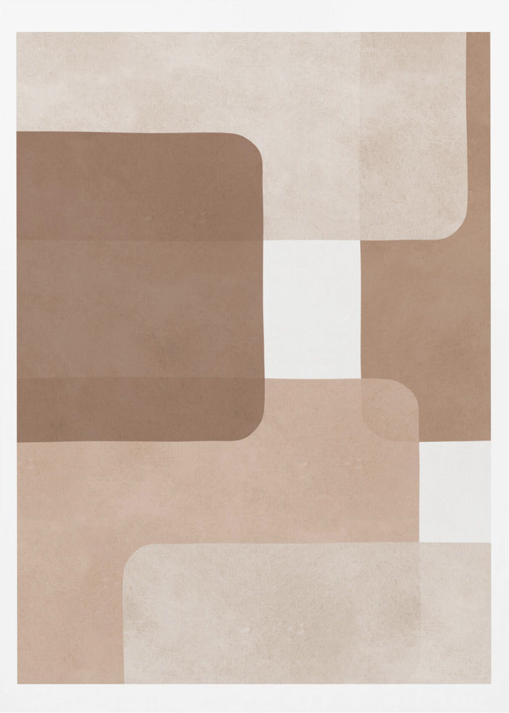 Boho watercolor strokes 2 - Poster / Art Print