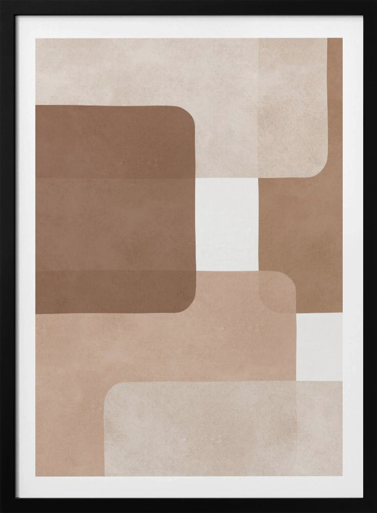 Boho watercolor strokes 2 - Poster / Art Print