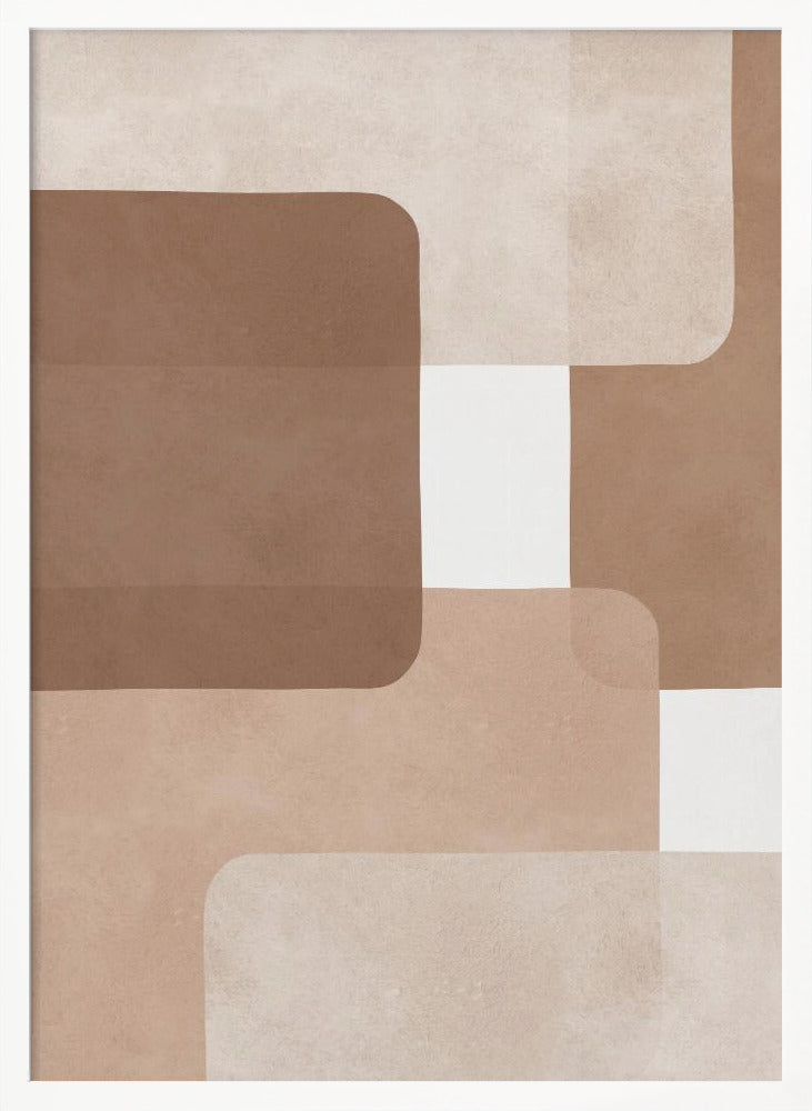 Boho watercolor strokes 2 - Poster / Art Print