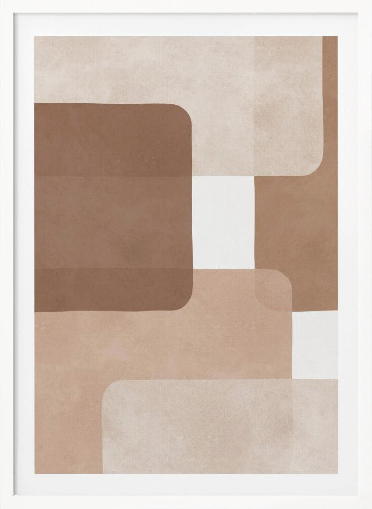 Boho watercolor strokes 2 - Poster / Art Print