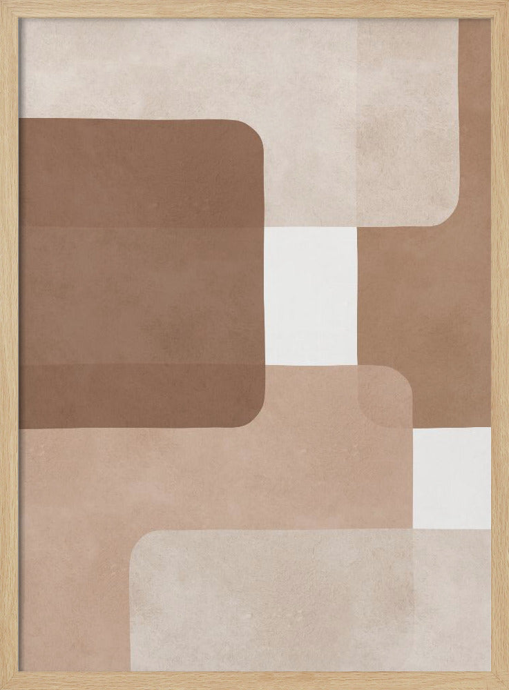 Boho watercolor strokes 2 - Poster / Art Print