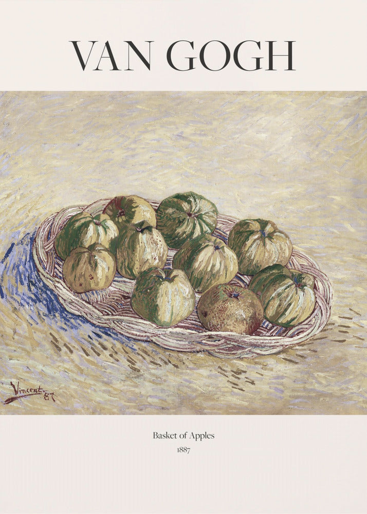 Basket of Apples (1887) - Poster / Art Print