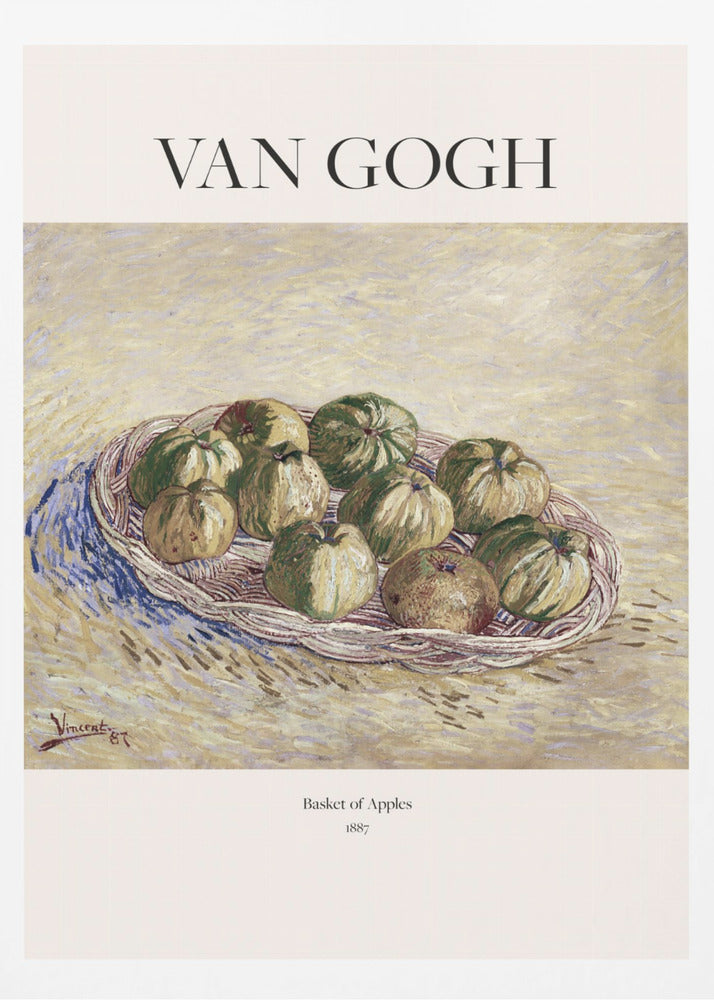 Basket of Apples (1887) - Poster / Art Print