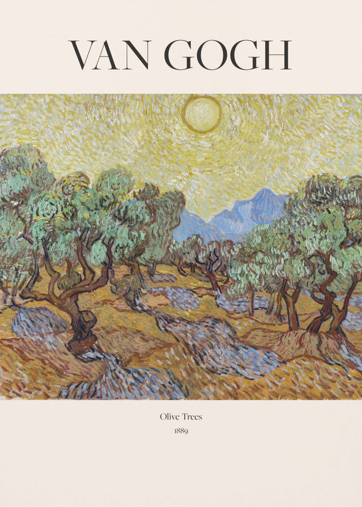 Olive Trees (1889) - Poster / Art Print