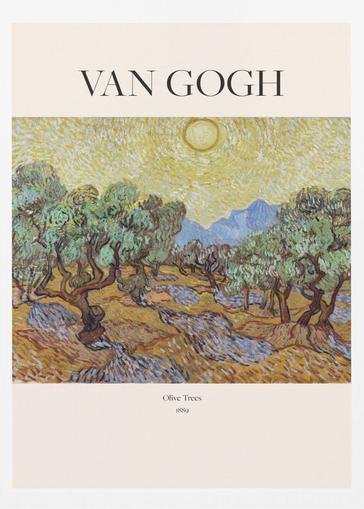 Olive Trees (1889) - Poster / Art Print