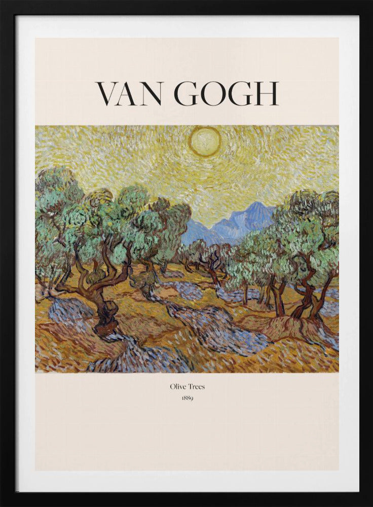 Olive Trees (1889) - Poster / Art Print