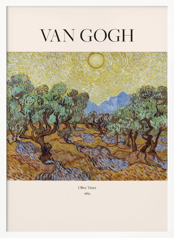 Olive Trees (1889) - Poster / Art Print
