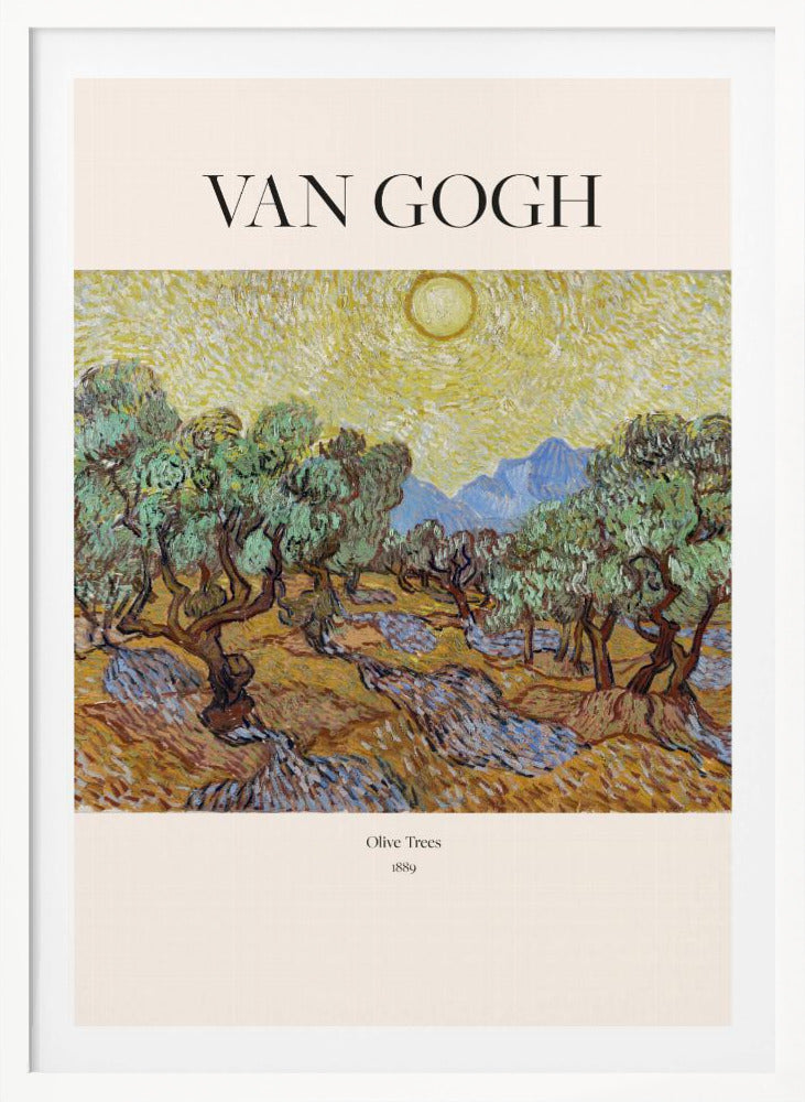 Olive Trees (1889) - Poster / Art Print