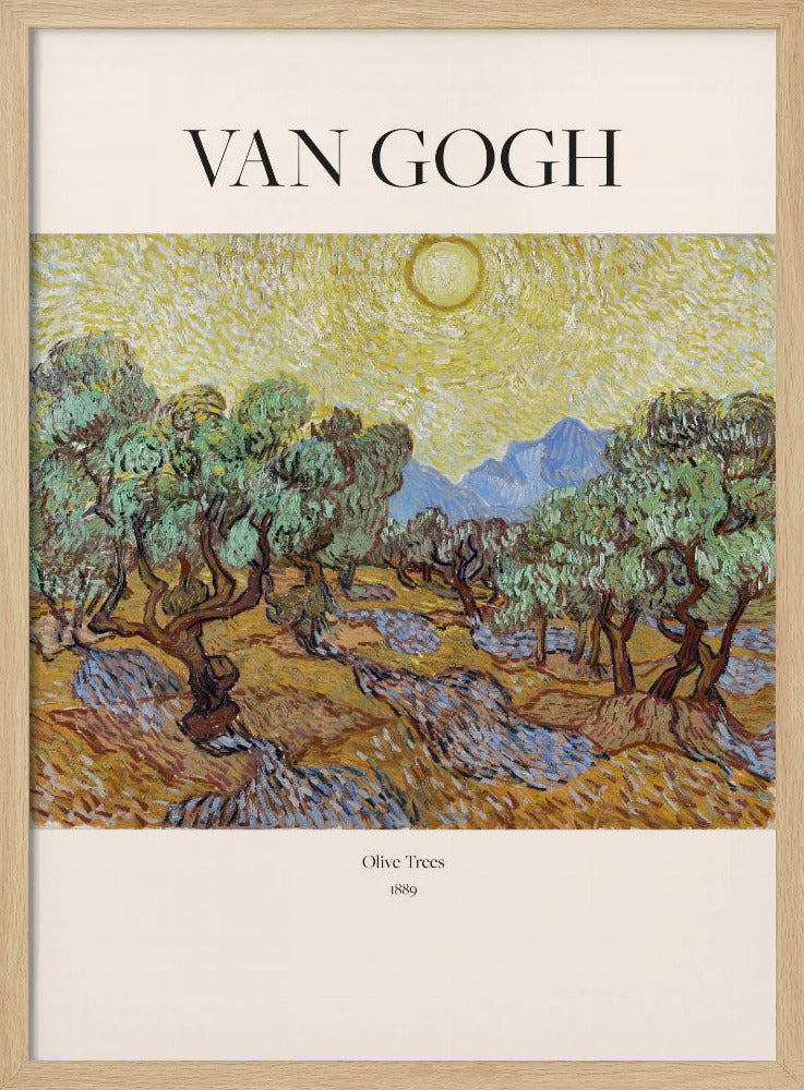 Olive Trees (1889) - Poster / Art Print