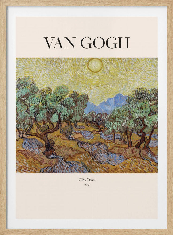 Olive Trees (1889) - Poster / Art Print