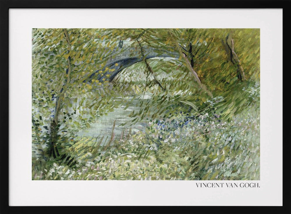 River Bank In Springtime (1887) Horisontal - Poster / Art Print