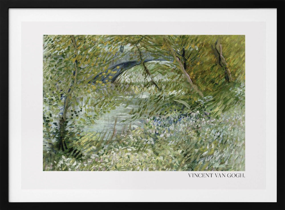 River Bank In Springtime (1887) Horisontal - Poster / Art Print