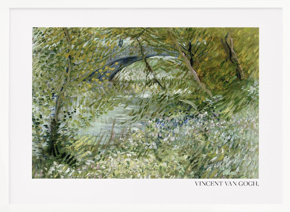 River Bank In Springtime (1887) Horisontal - Poster / Art Print