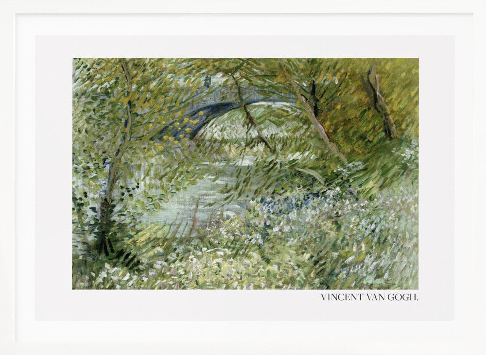 River Bank In Springtime (1887) Horisontal - Poster / Art Print