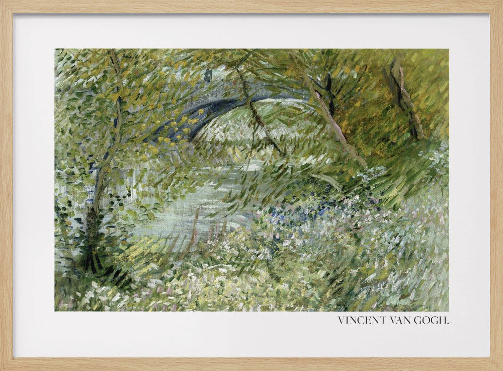 River Bank In Springtime (1887) Horisontal - Poster / Art Print