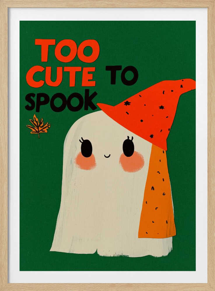 Charming Ghost Whimsy - Poster / Art Print