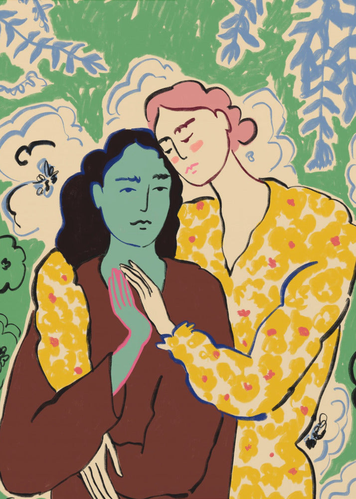 Holding Hands - Poster / Art Print